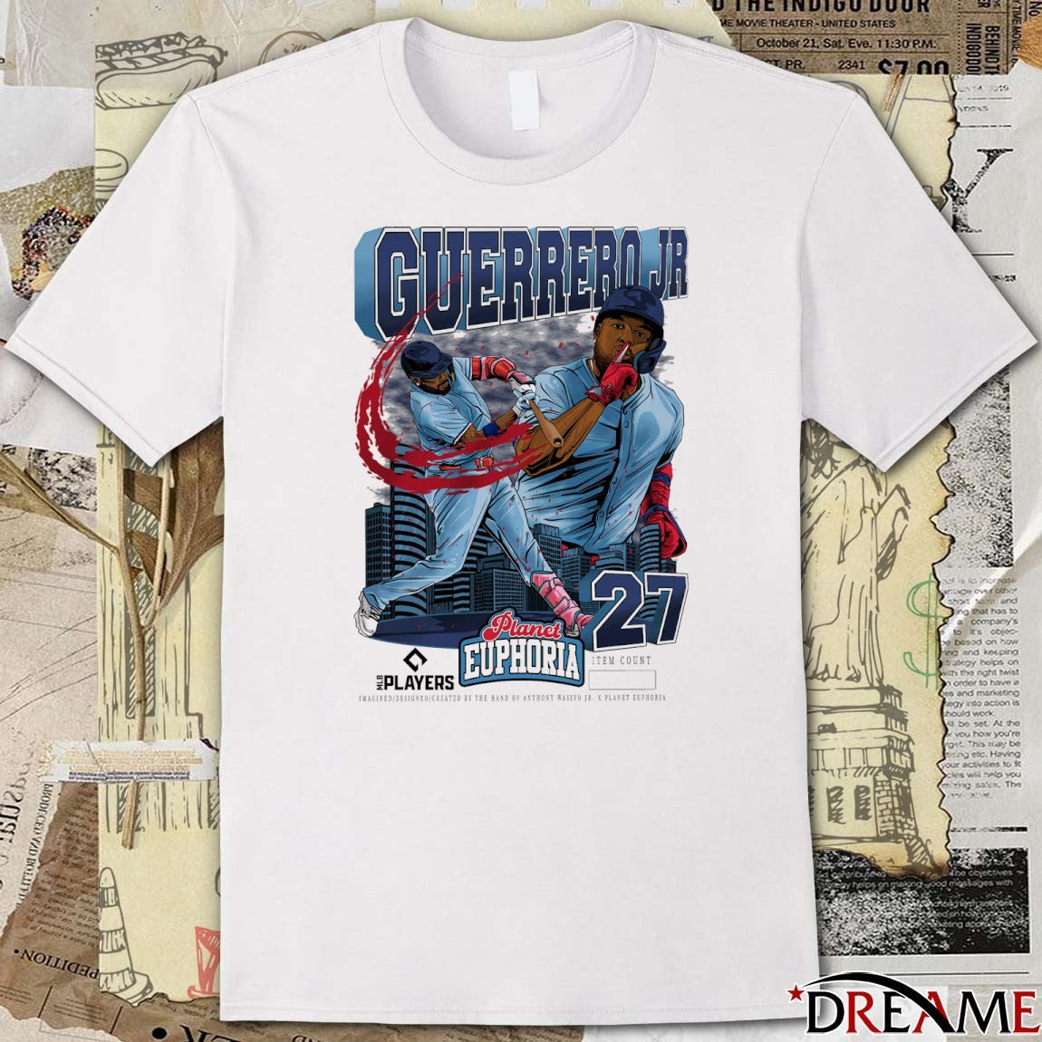 Vlad Guerrero Jr. V2 Toronto Blue Jays MLB Planet Euphoria Art 2026 t-shirt