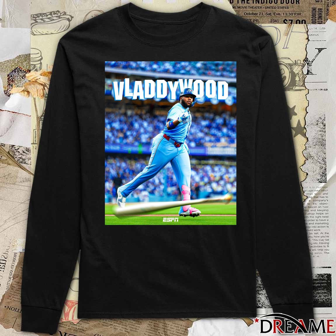 Vladimir Guerrero Jr Toronto Blue Jays Vladdy Wood MLB 2025 Poster t-shirt