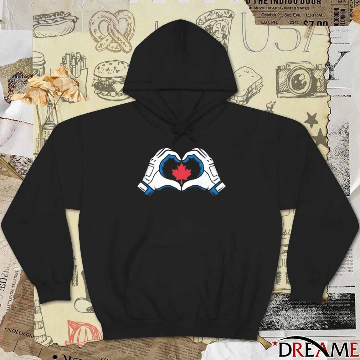 Vladimir Guerrero Jr Toronto Blue Jays Wearing Canada Heart Hands t-shirt