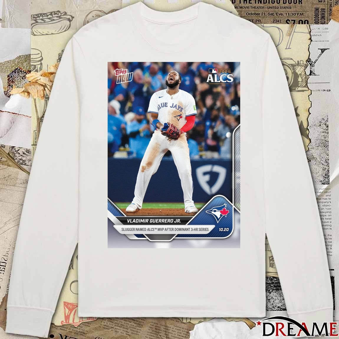 Vladimir Guerrero Jr. 2025 MLB Topps Slugger Named ALCS MVP After Dominant 3 HR Series t-shirt