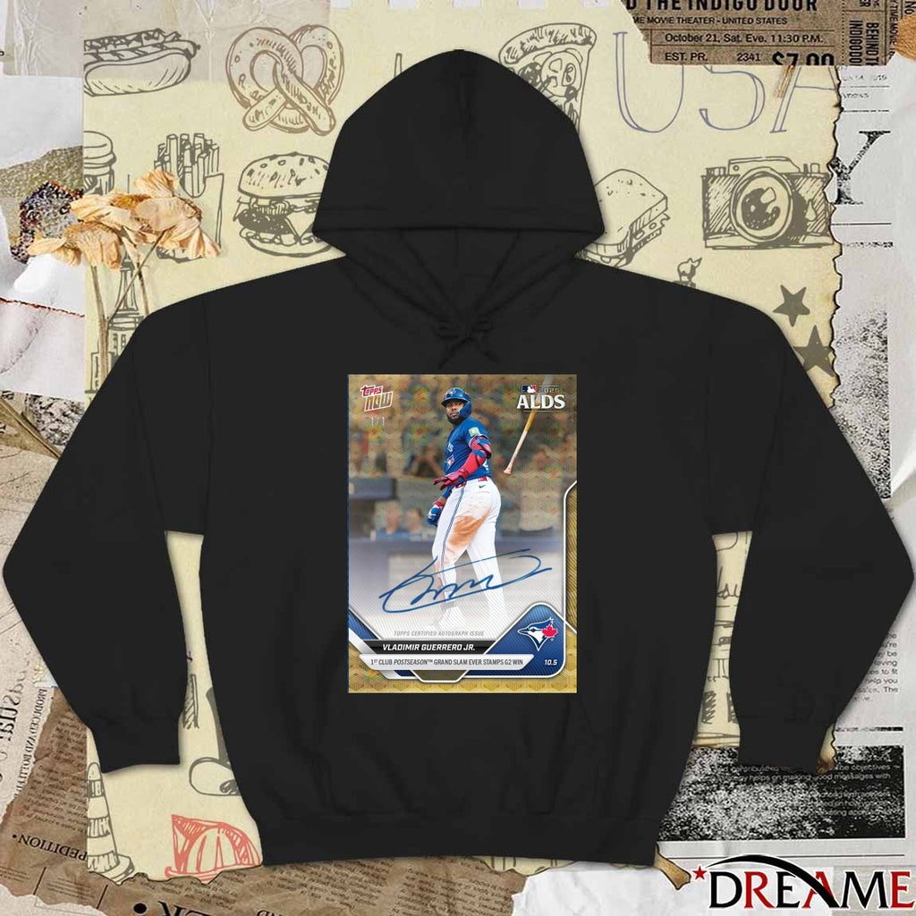 Vladimir Guerrero Jr. Toronto Blue Jays Grand Slam MLB 2025 ALDS Topps Now Signature Poster t-shirt
