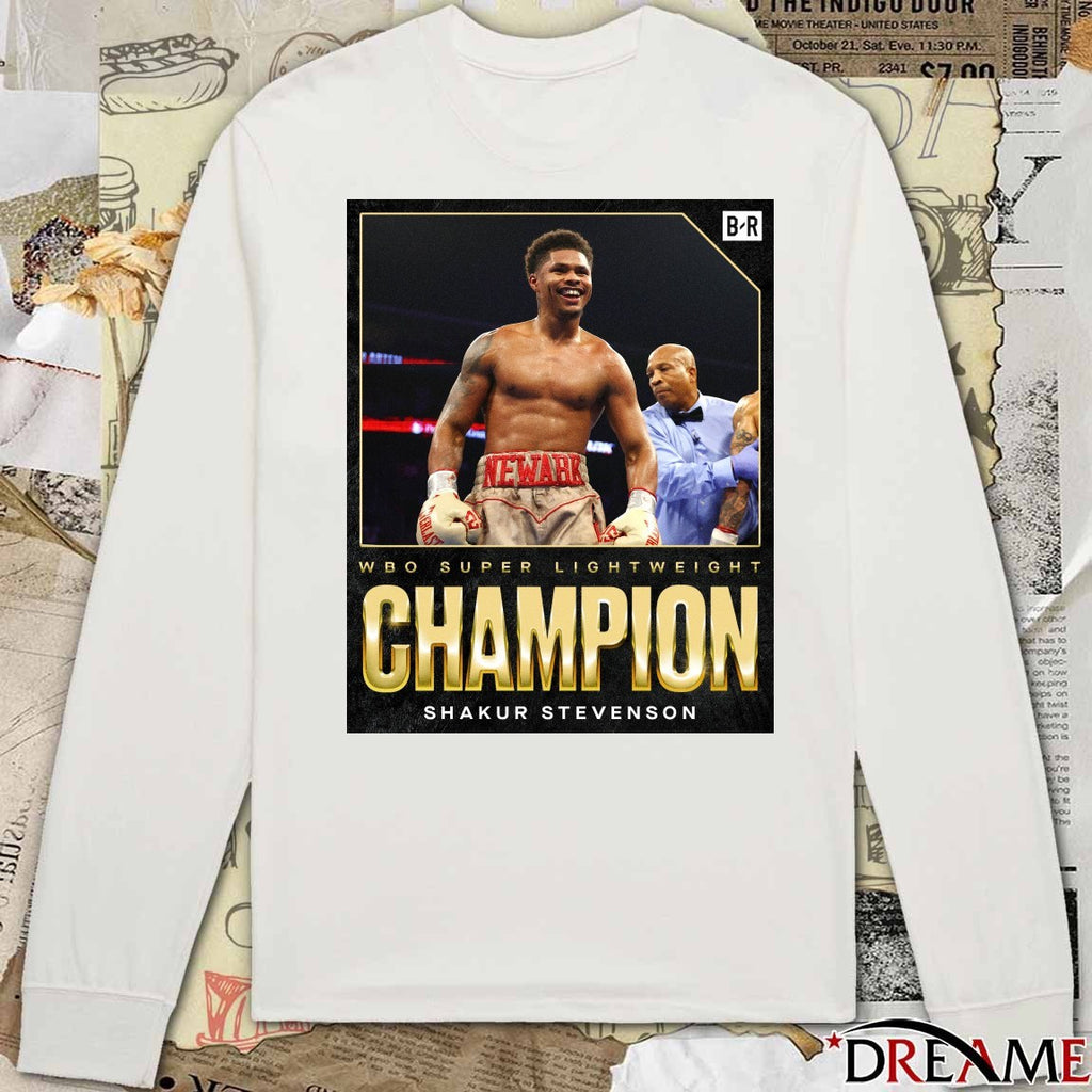 WBO Super Lightweight Champion Shakur Stevenson 2026 Poster t-shirt