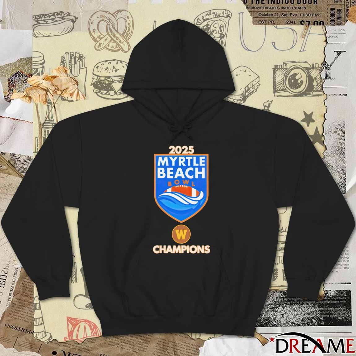 WMU Western Michigan Broncos 2025 Myrtle Beach Bowl Champions t-shirt