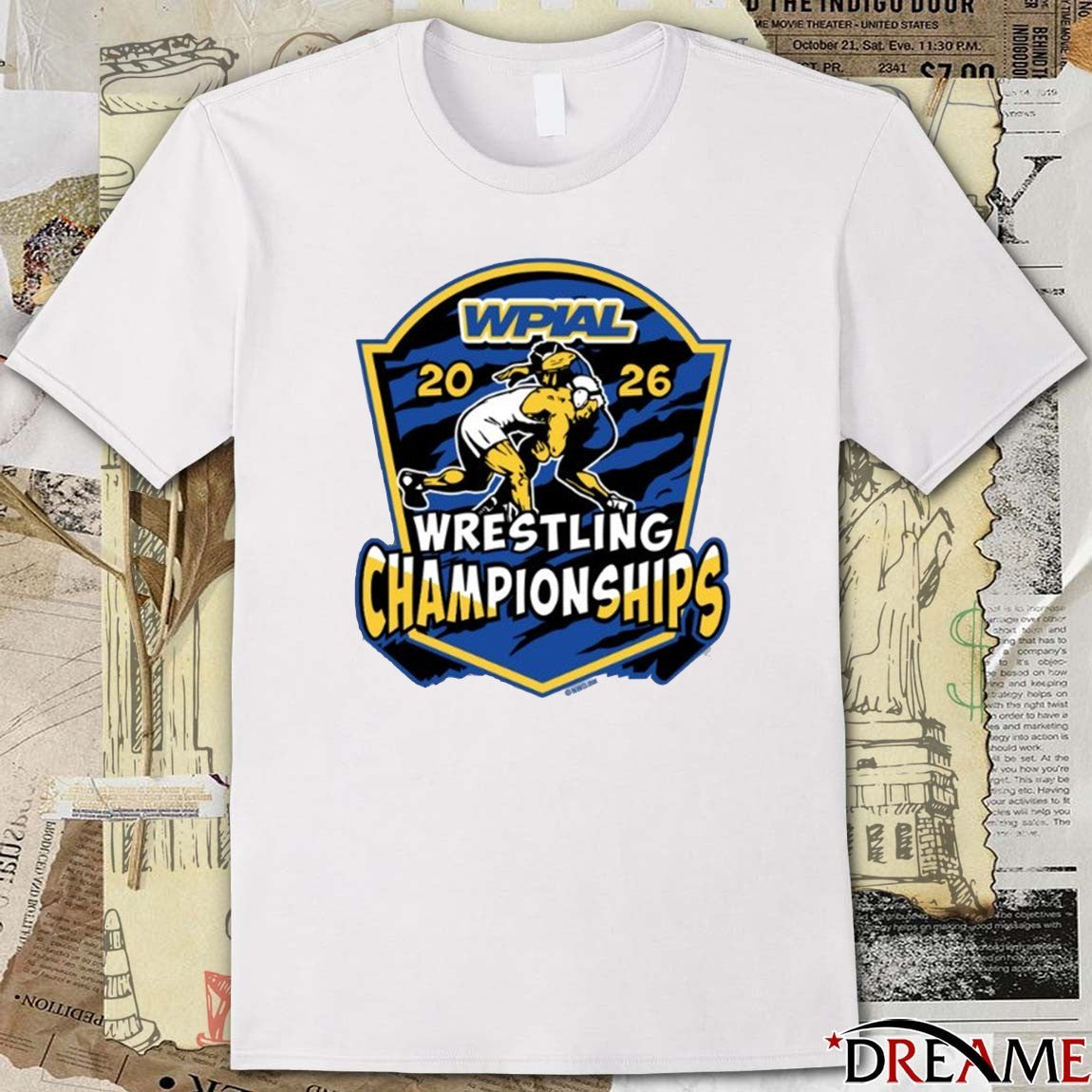 WPIAL 2026 Wrestling Championship at Team Championships Arena Logo t-shirt