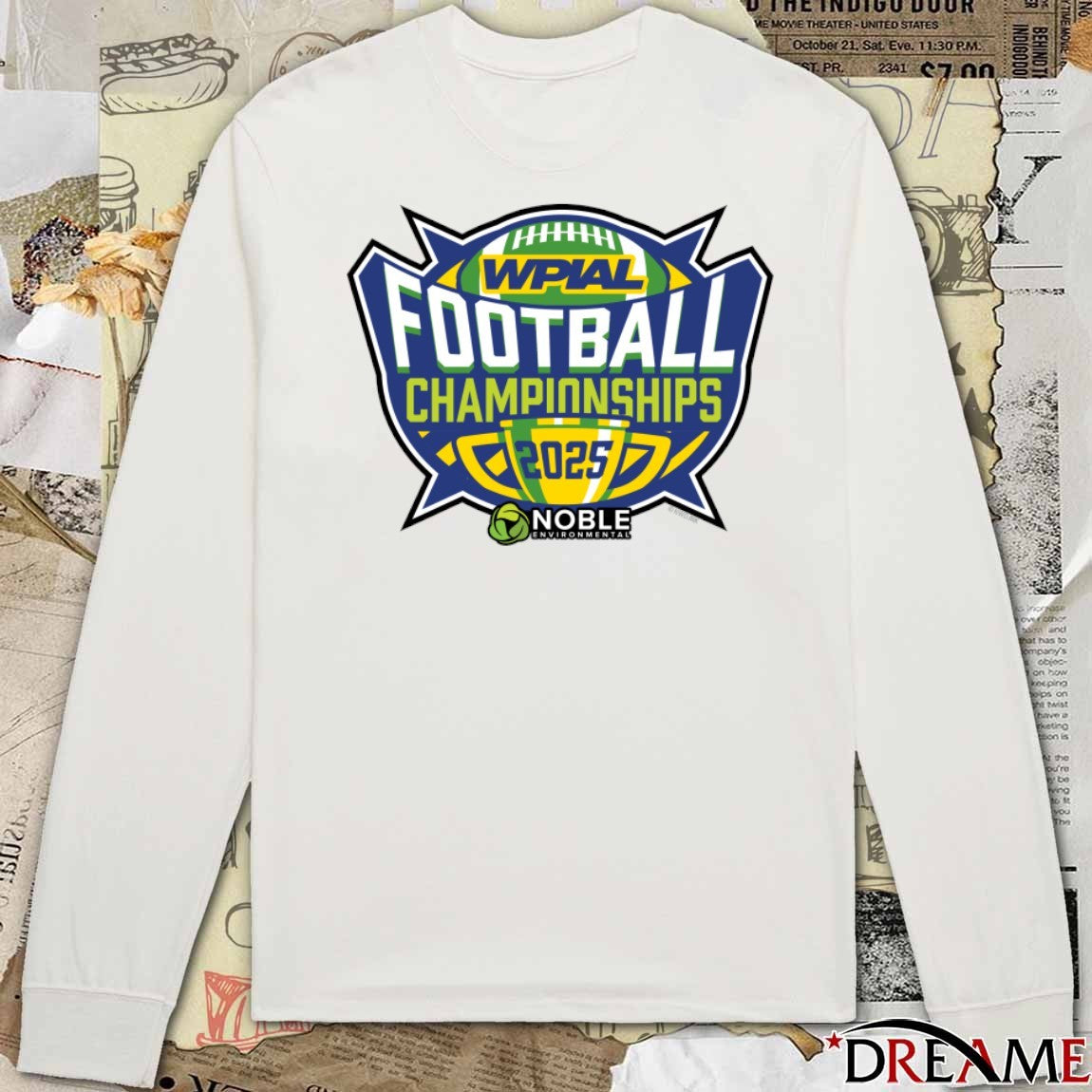 WPIAL Football Championships 2025 Noble Environmental Logo t-shirt