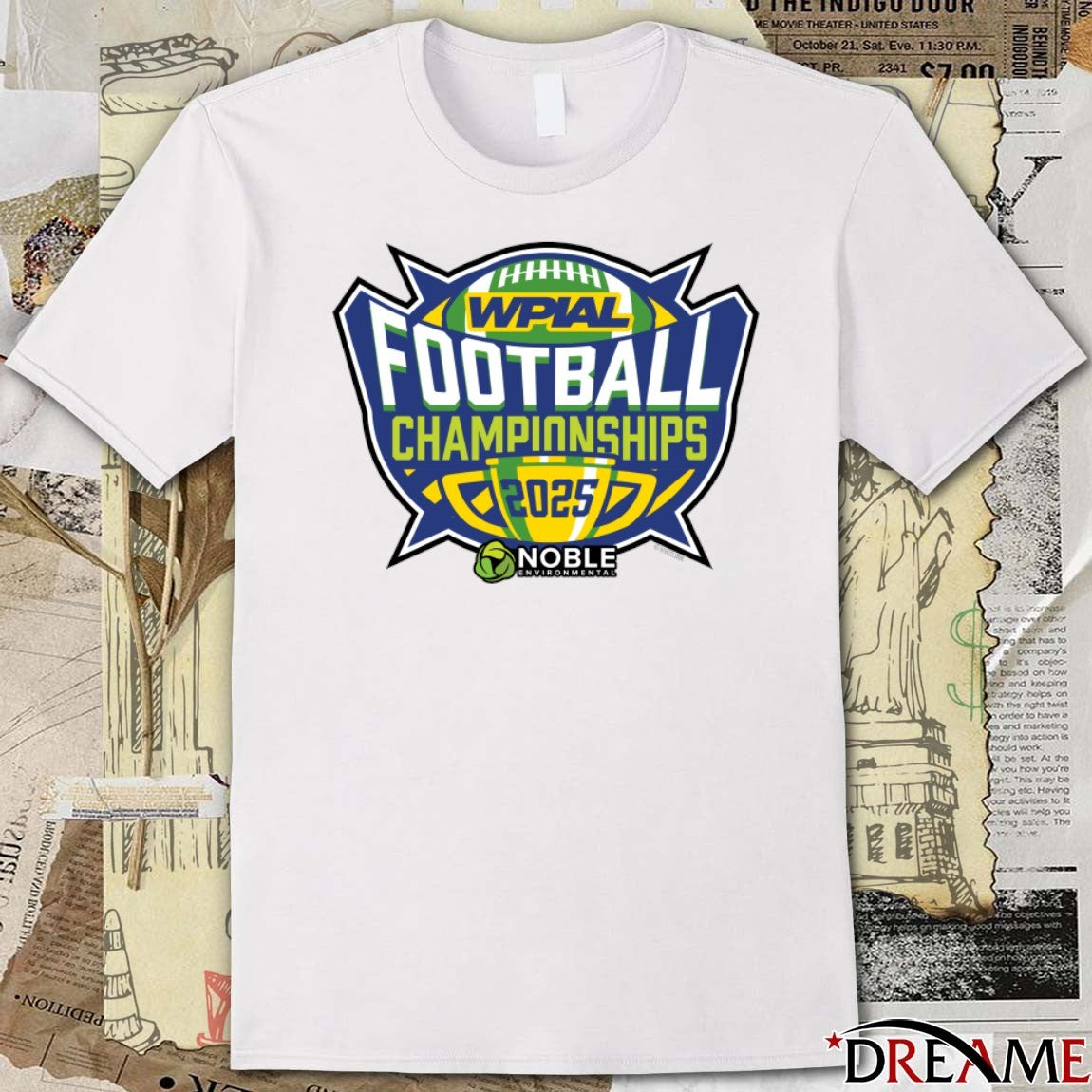 WPIAL Football Championships 2025 Noble Environmental Logo t-shirt