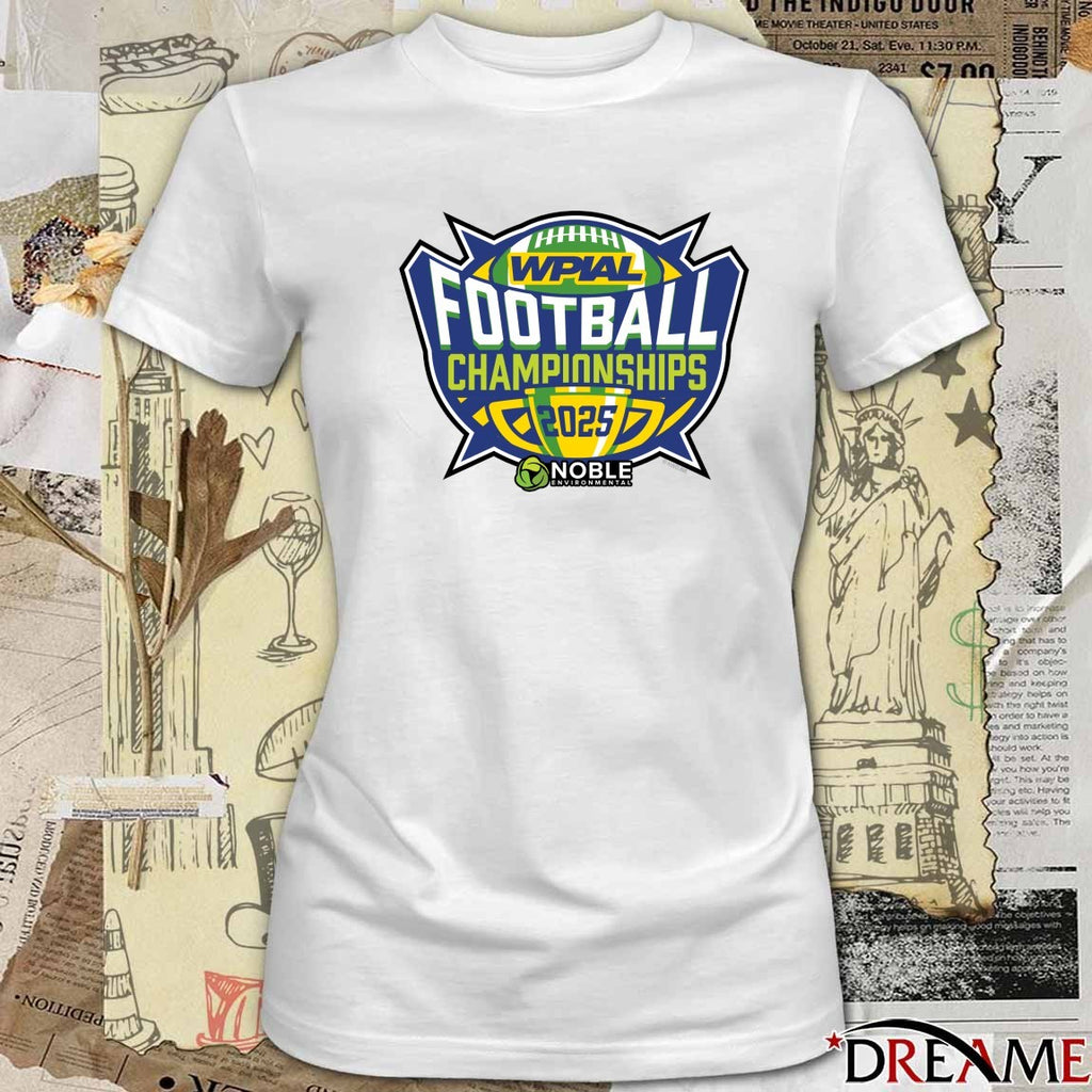 WPIAL Football Championships 2025 Noble Environmental Logo t-shirt
