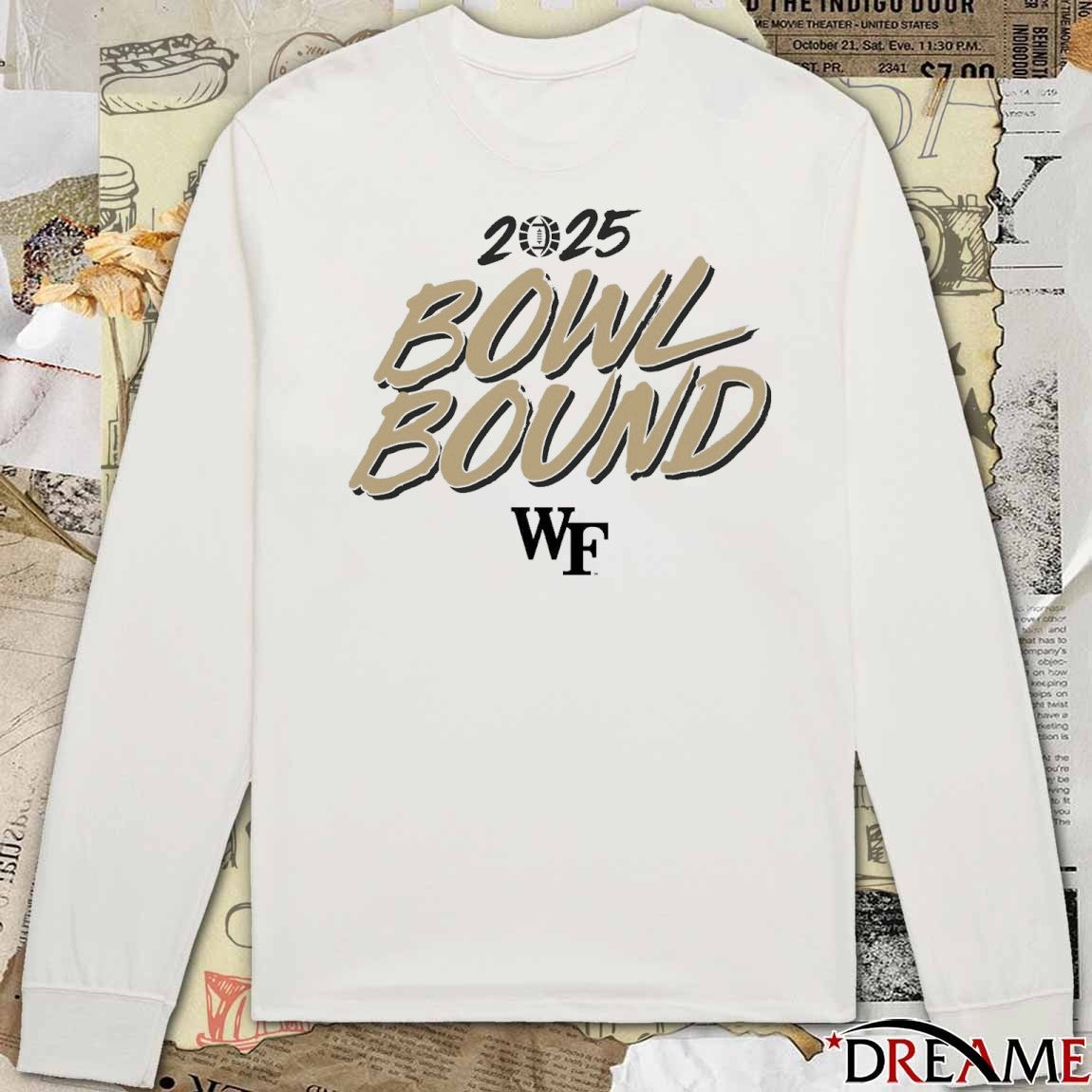 Wake Forest Demon Deacons Football NCAA 2025 Bowl Bound t-shirt
