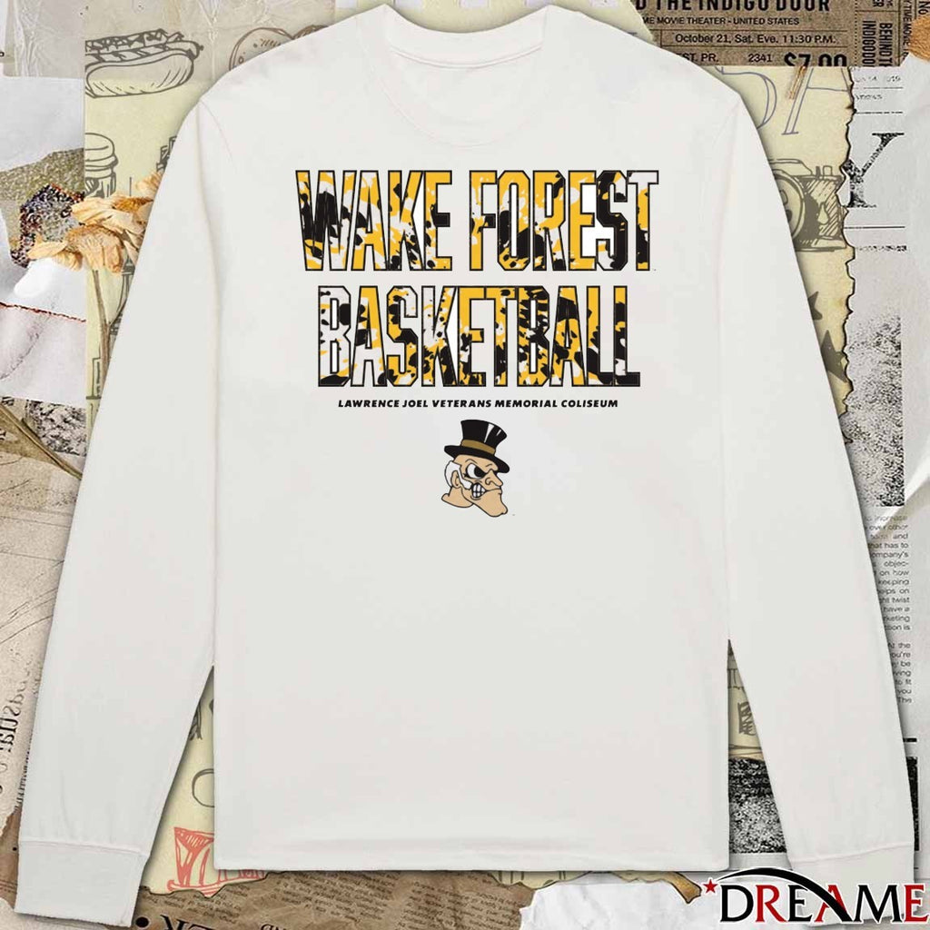 Wake Forest University Basketball Lawrence Joel Veterans Memorial Coliseum t-shirt