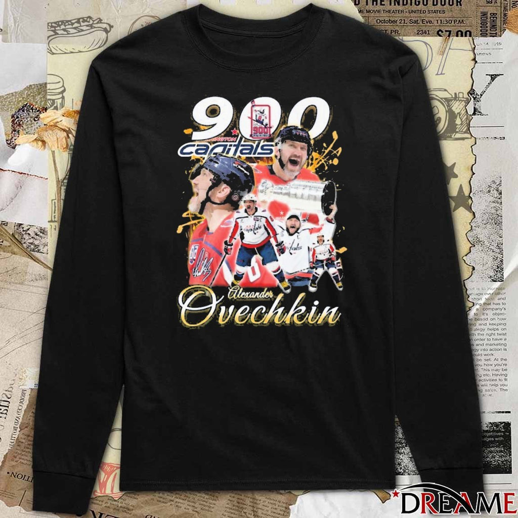 Washington Capitals Alexander Ovechkin 2025 Celebrate 900 NHL Goals t-shirt