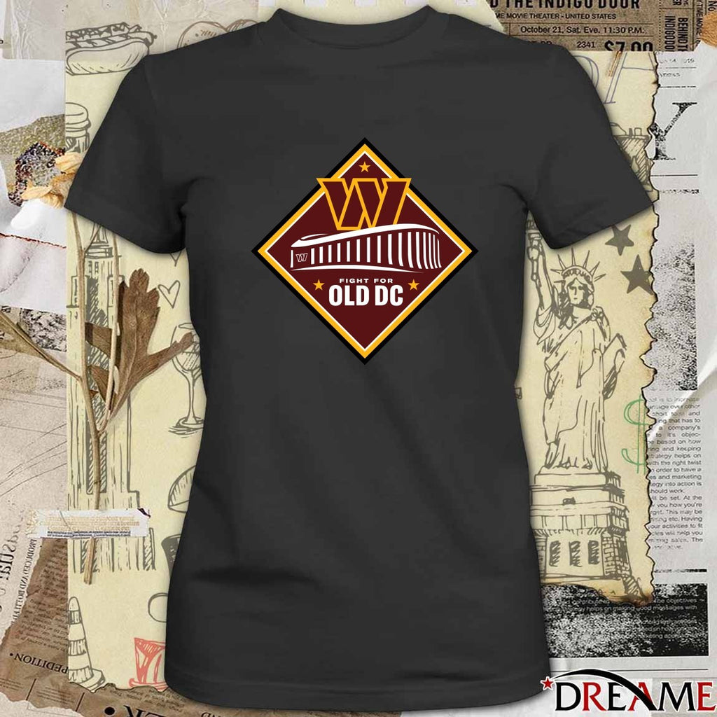 Washington Commanders RFK Stadium Fight For OLD DC t-shirt
