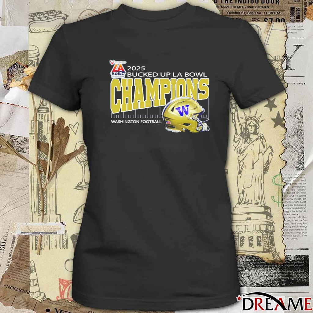 Washington Football 2025 Gronk Champions SoFi Stadium Inglewood CA Helmet t-shirt