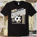 Washington Huskies 2025 Men’s Soccer Champions Top Dawgs t-shirt