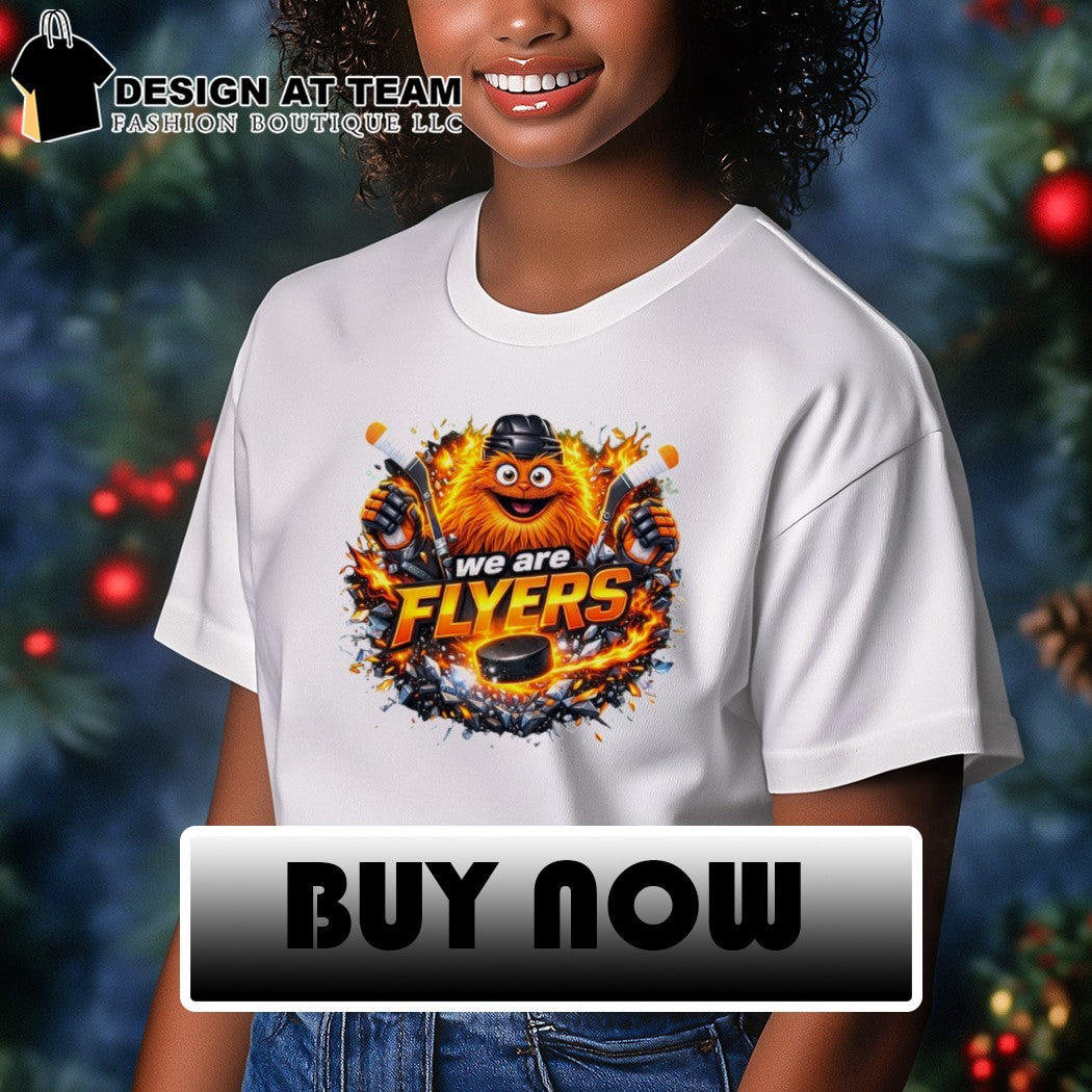 We are Flyers Gritty Flyers Hockey sport team mascot NHL shirt