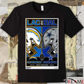 Week 16 Chargers Vs Cowboys at AT&T Stadium in December 21 2025 Helmet Poster t-shirt
