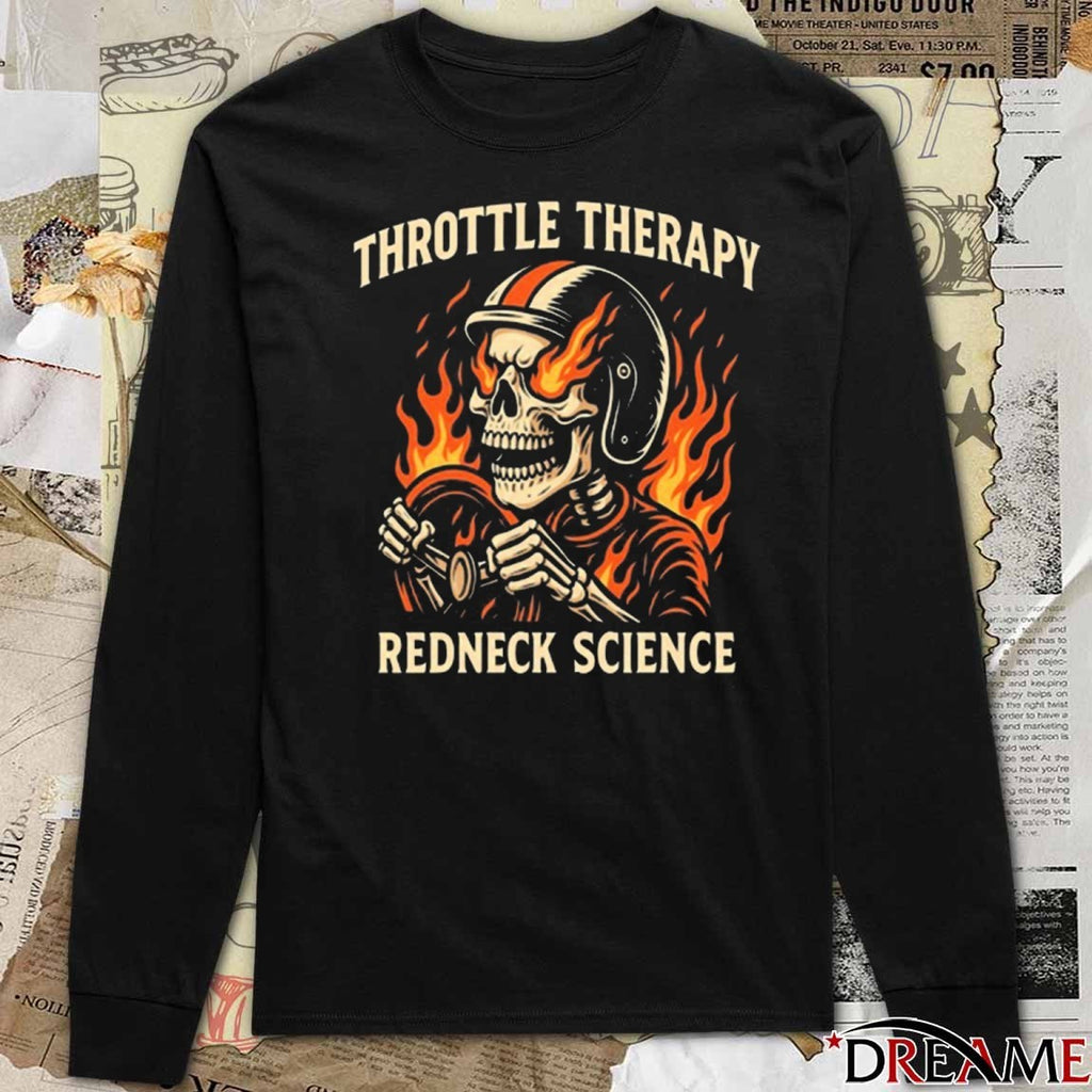 Westen Champlin Throttle Therapy Redneck Science 2025 Skull Painting t-shirt