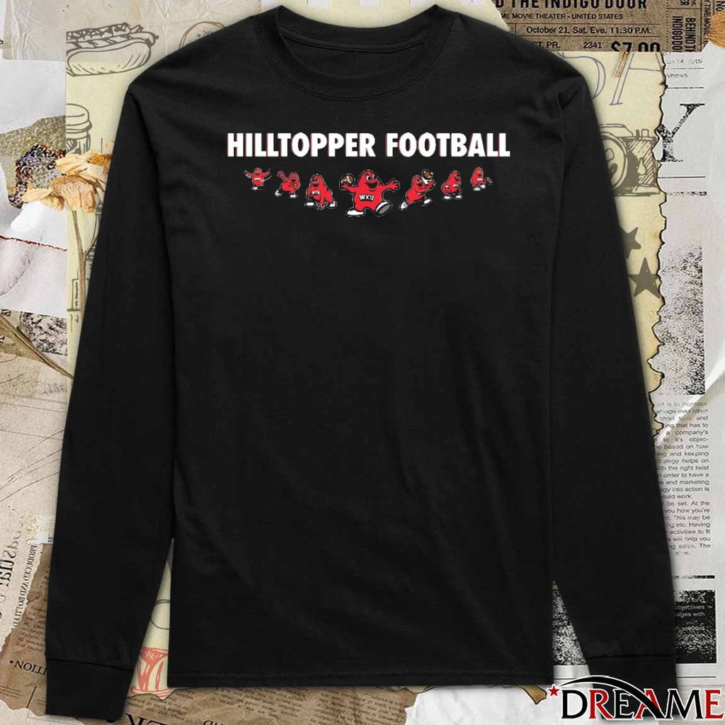 Western Kentucky Hilltopper Football Big Red Mascot 2025 t-shirt