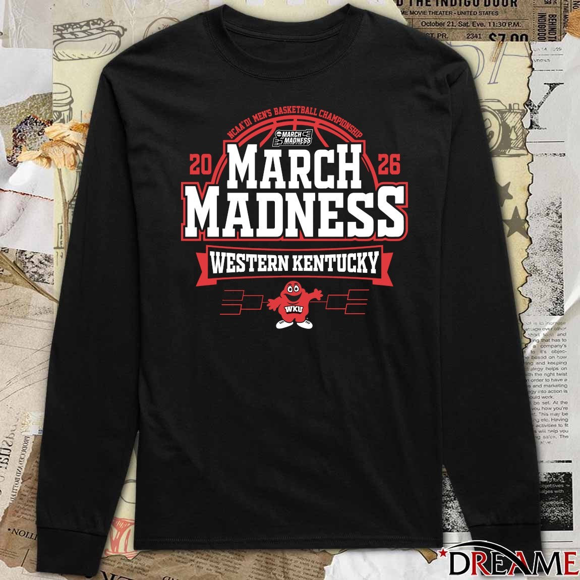 Western Kentucky Hilltoppers 2026 NCAA DI Men’s Basketball Championship March Madness Bound t-shirt