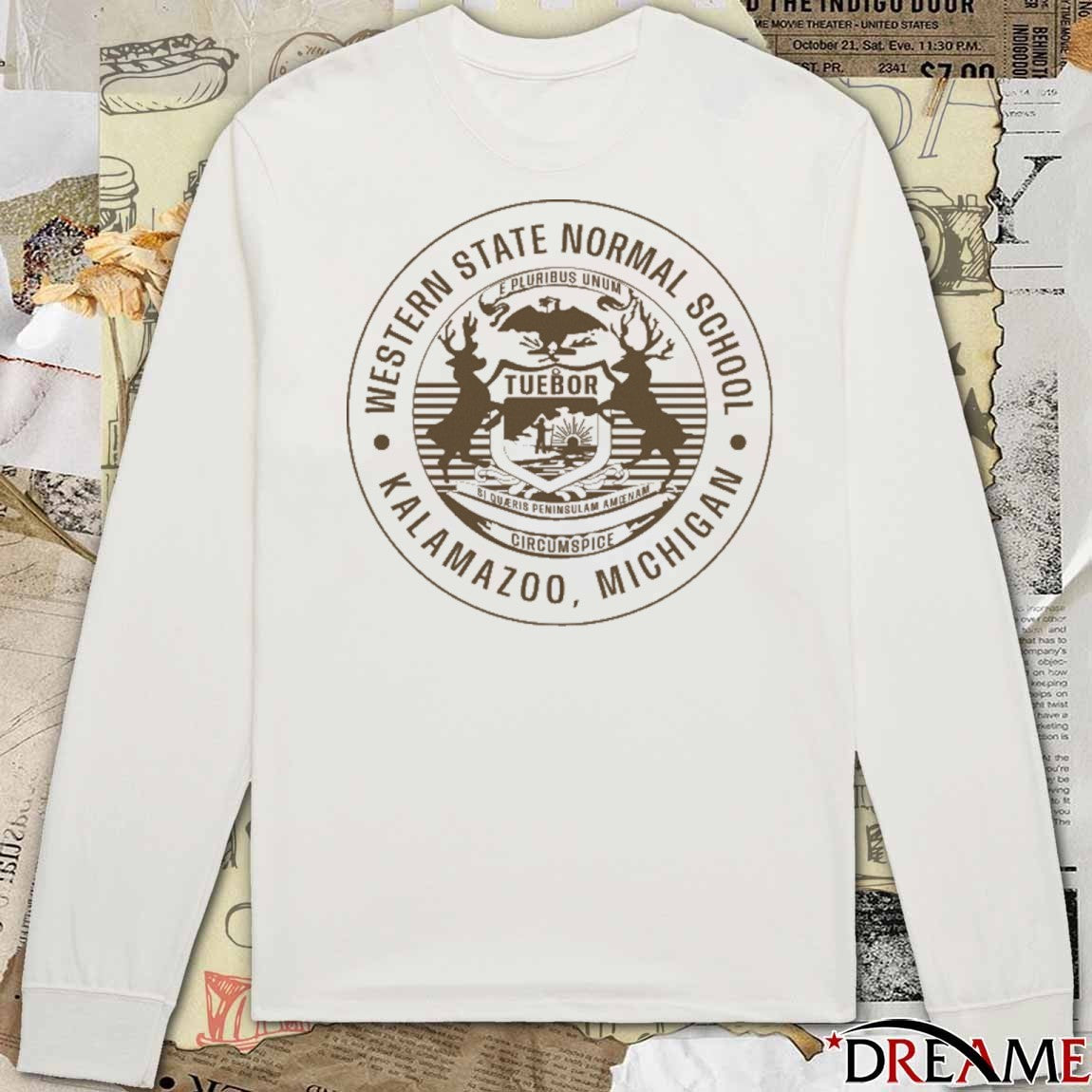 Western State Normal School Kalamazoo Michigan Retro 2025 t-shirt