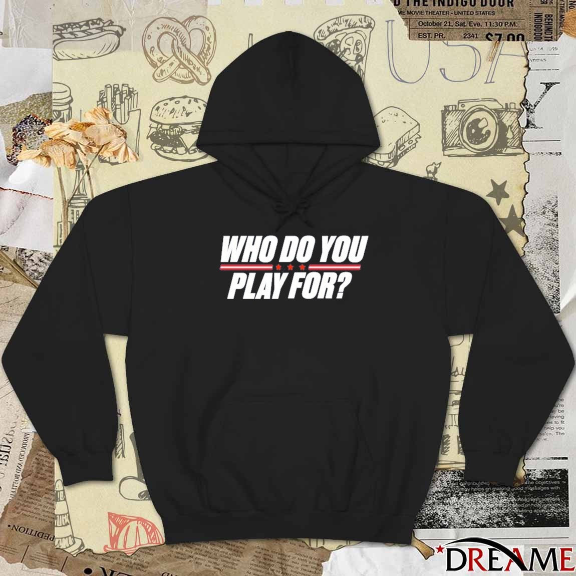 Who Do You Play For USA The United States Of America 1960-2026 t-shirt