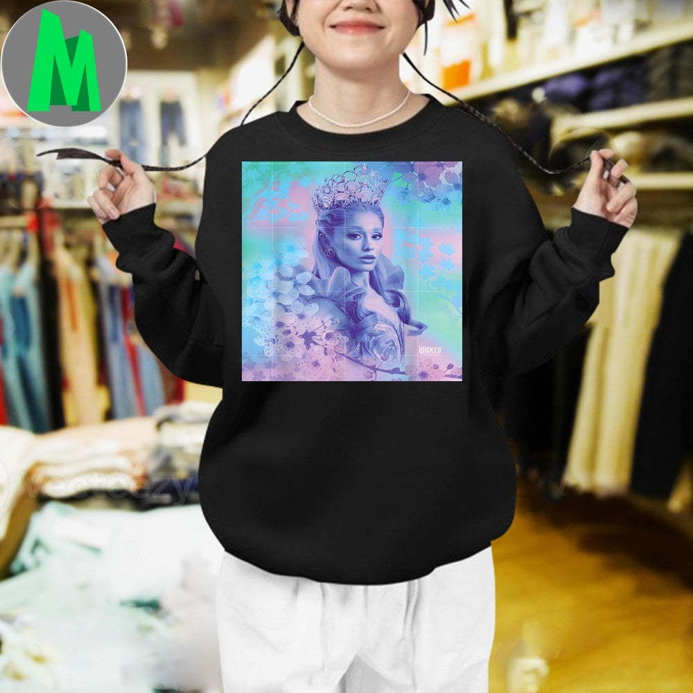 Wicked For Good Glinda Close Up Florals Shirt