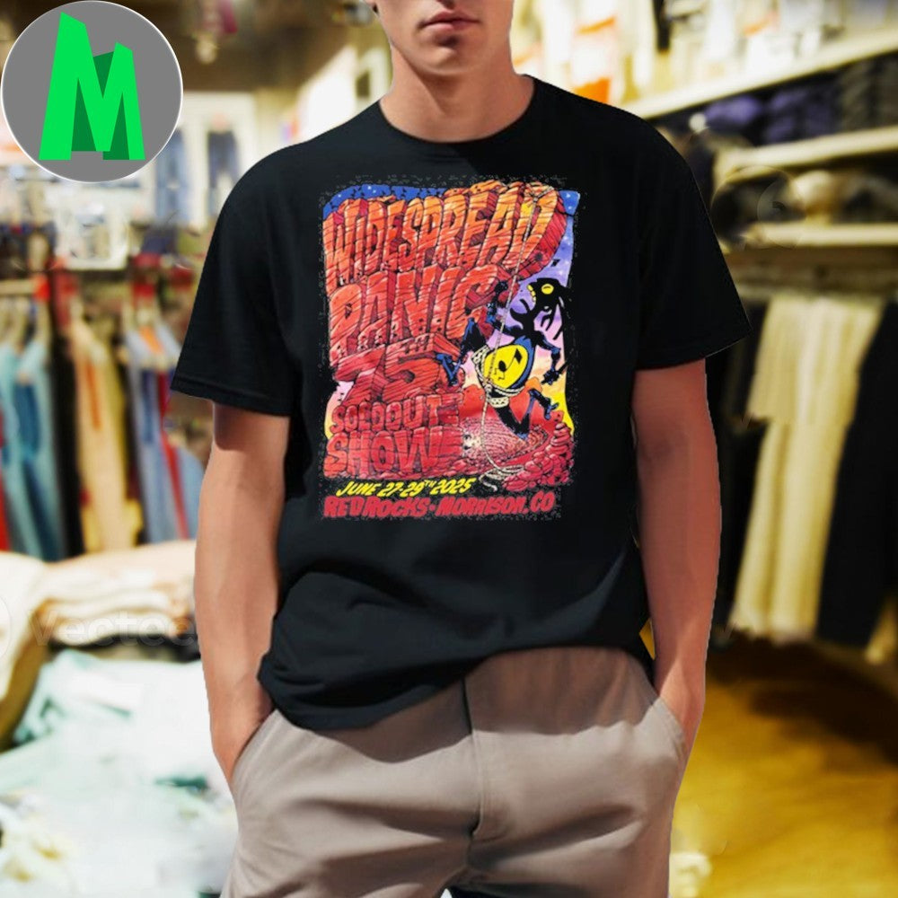 Widespread Panic 2025 Red Rocks Shirt