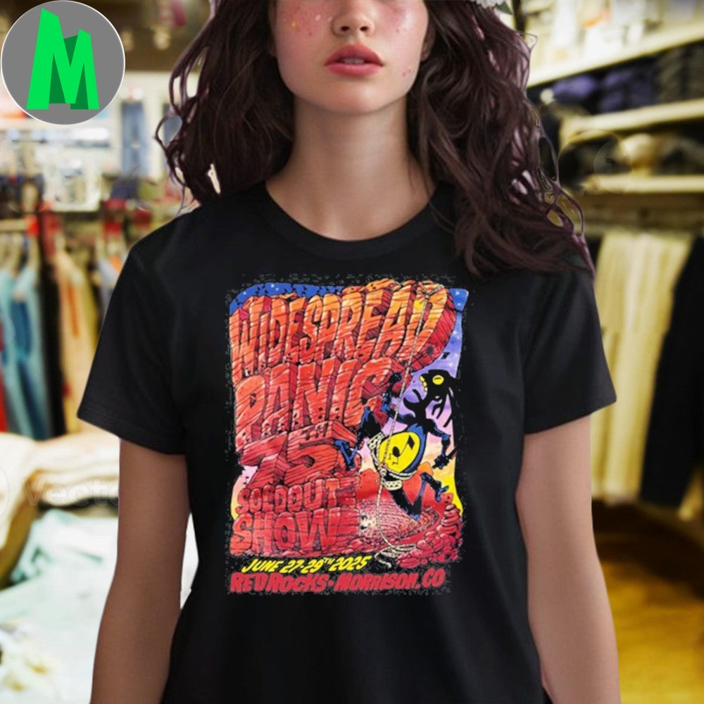 Widespread Panic 2025 Red Rocks Shirt