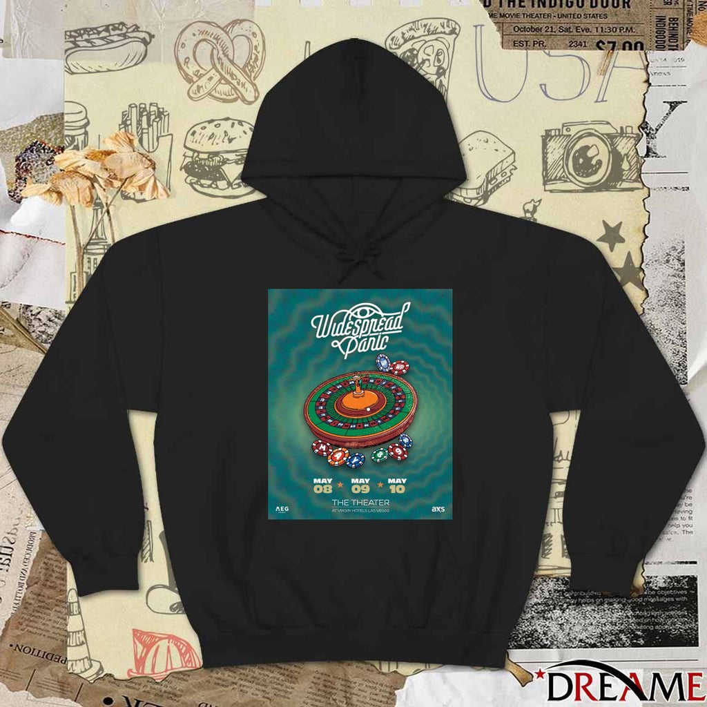 Widespread Panic May 08 – 10 The Theater At Virgin Hotels Las Vegas Poster t-shirt