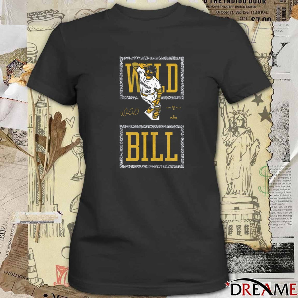 Wild Bill Salute William Contreras Milwaukee Brewers MLB Signature t-shirt