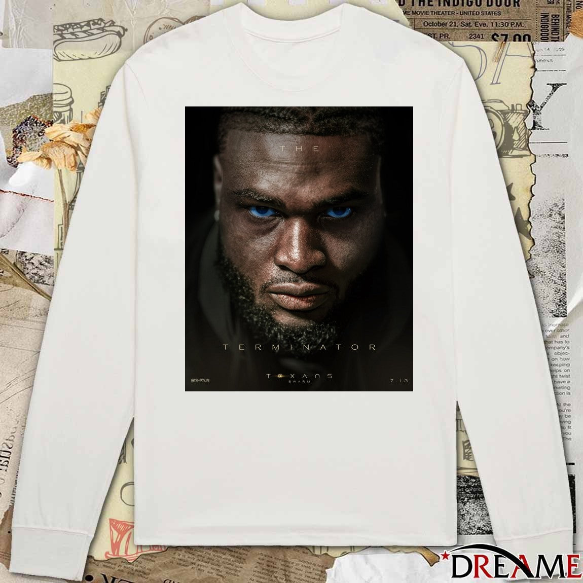 Will Anderson The Terminator Houston Texans Swarm Poster t-shirt