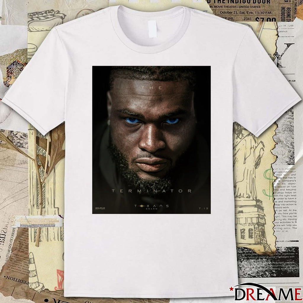 Will Anderson The Terminator Houston Texans Swarm Poster t-shirt