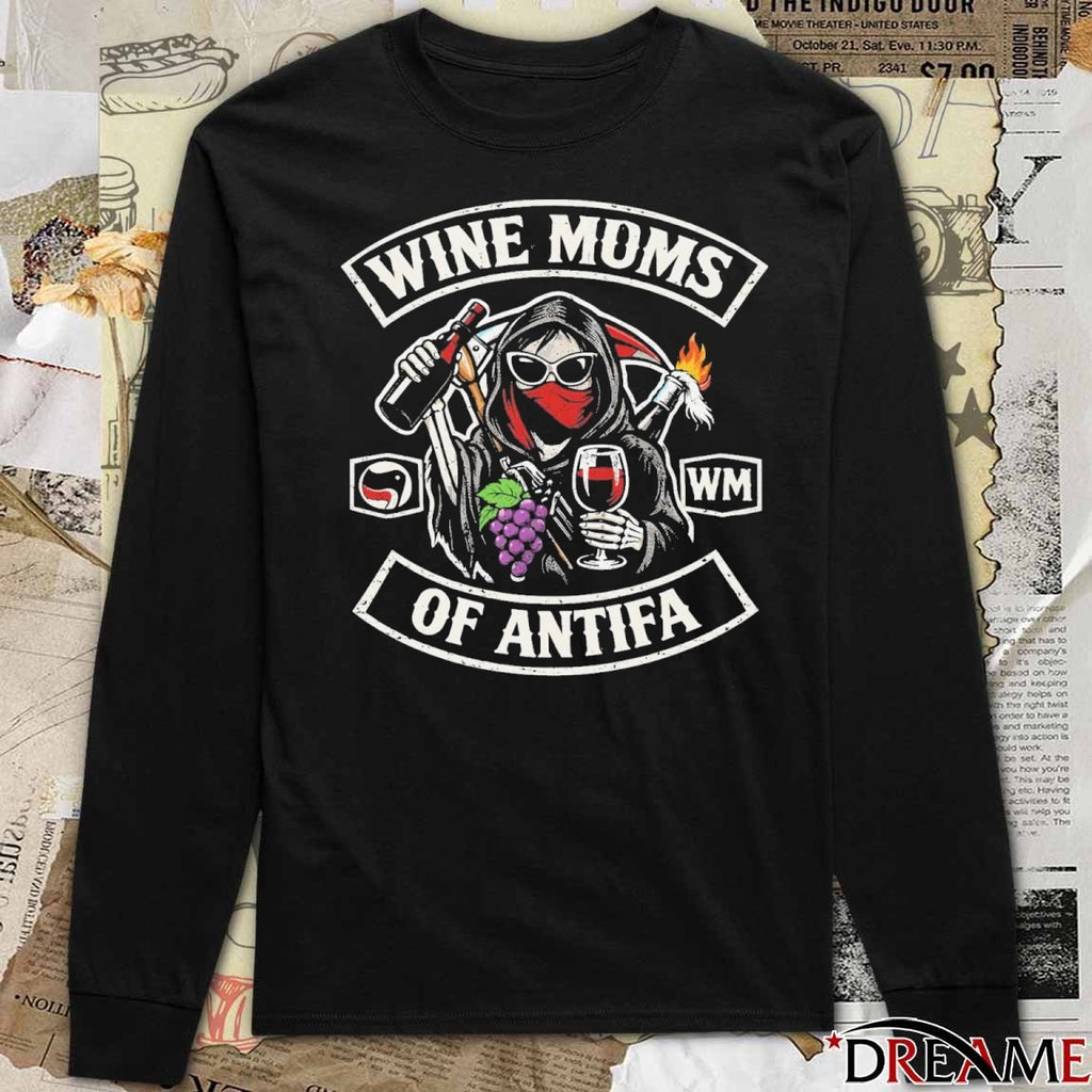 Wine Moms of Antifa Reaper 2026 t-shirt