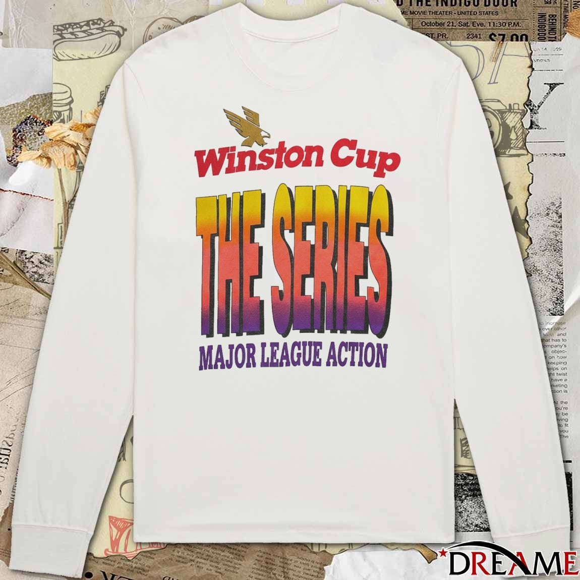 Winston Cup The Series Major League Action No Strikes All Balls Nascar t-shirt