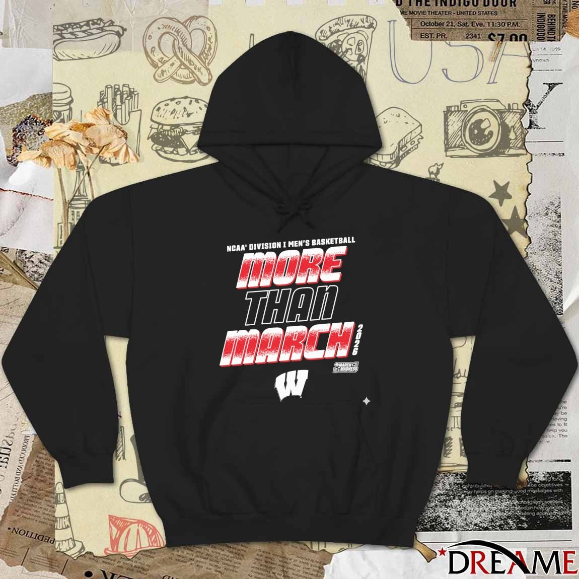 Wisconsin Badgers 2026 NCAA Division I Men’s Basketball More Than March t-shirt