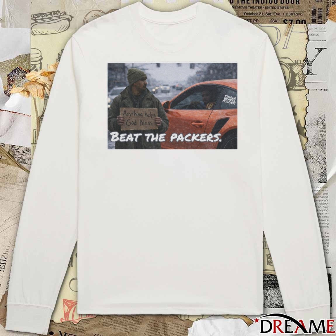 Wisconsin Bum Beat The Packers Anything Helps God Bless t-shirt