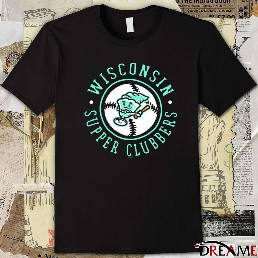 Wisconsin SCGH Black Oldtown Supper Clubbers t-shirt