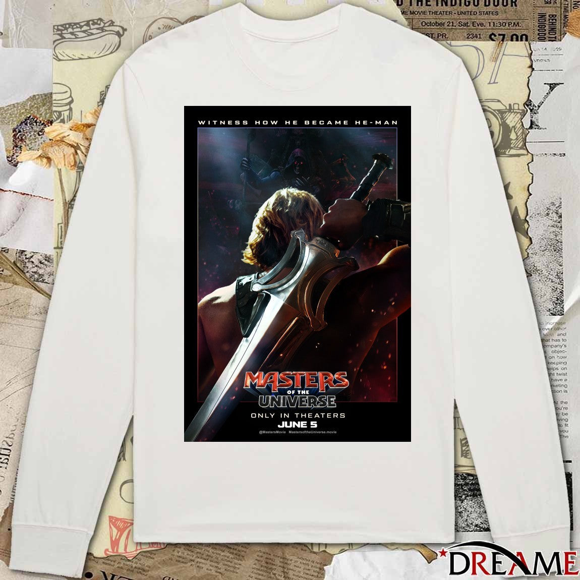 Witness How He Became He-Man Masters Of The Universe Only In Theaters June 5 2026 Poster t-shirt