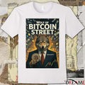 Wolf Of Bitcoin Street Wolf of Wall Street t-shirt