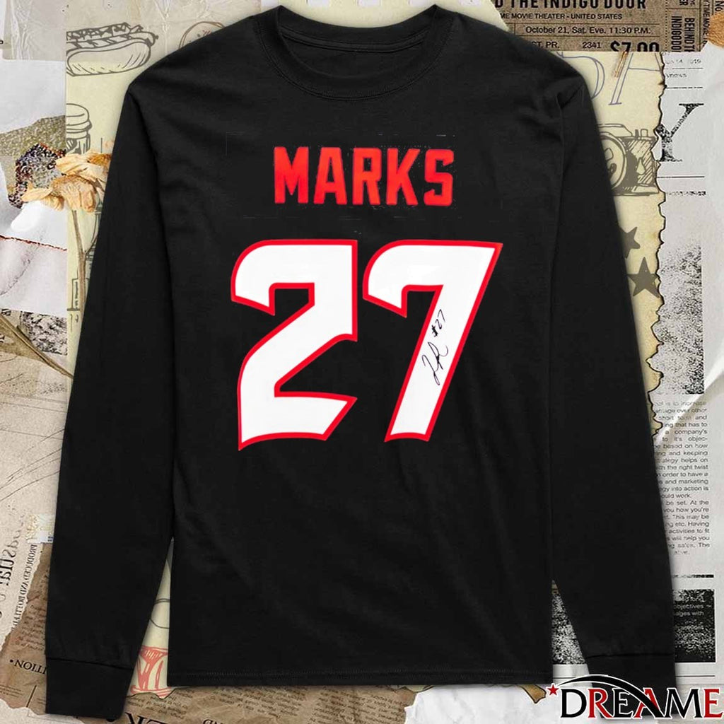 Woody Marks 27 Houston Texans Team Game Signature t-shirt