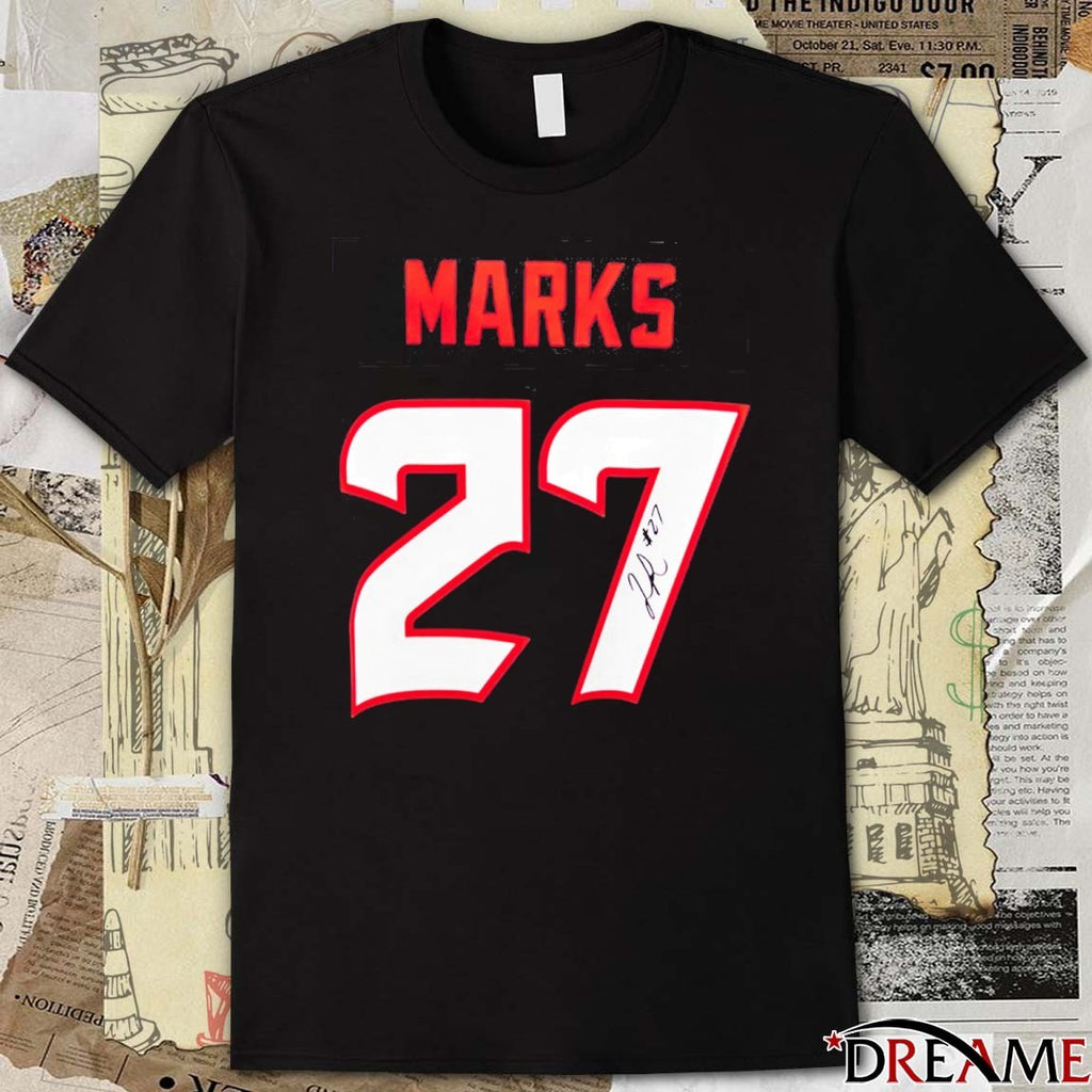 Woody Marks 27 Houston Texans Team Game Signature t-shirt