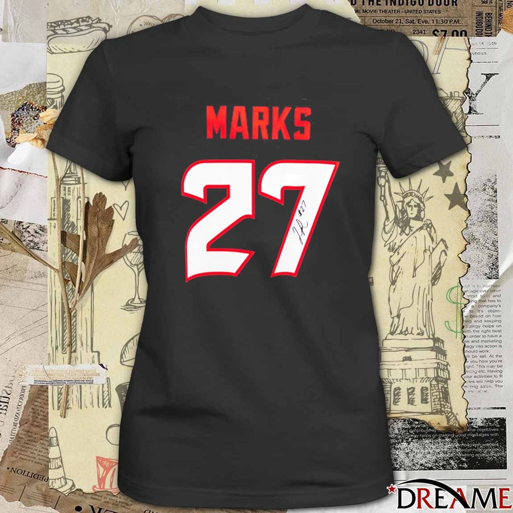 Woody Marks 27 Houston Texans Team Game Signature t-shirt