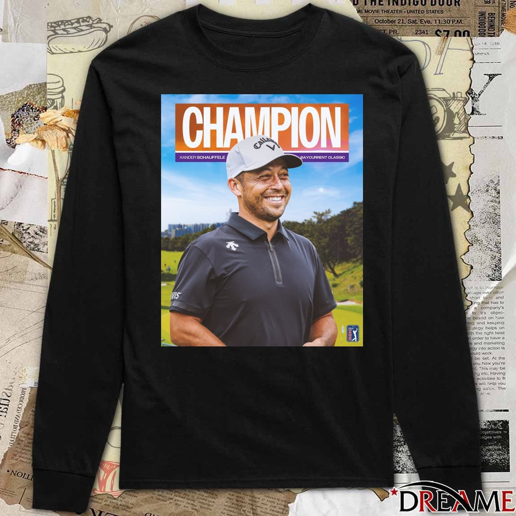 Xander Schauffele Baycurrent Classic Champions PGA Tour 2025 Poster t-shirt