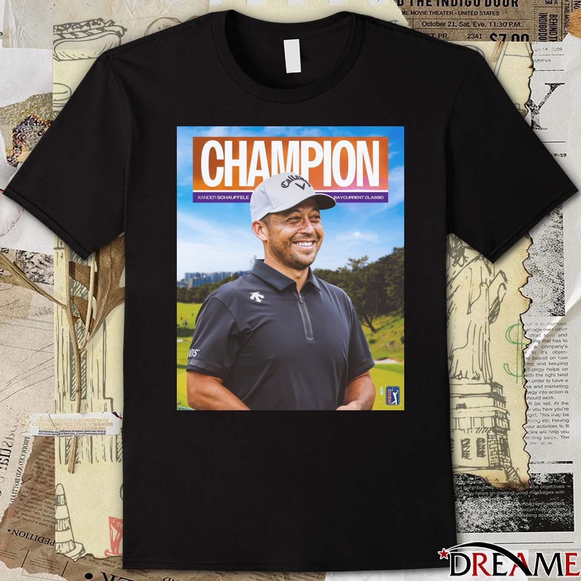 Xander Schauffele Baycurrent Classic Champions PGA Tour 2025 Poster t-shirt