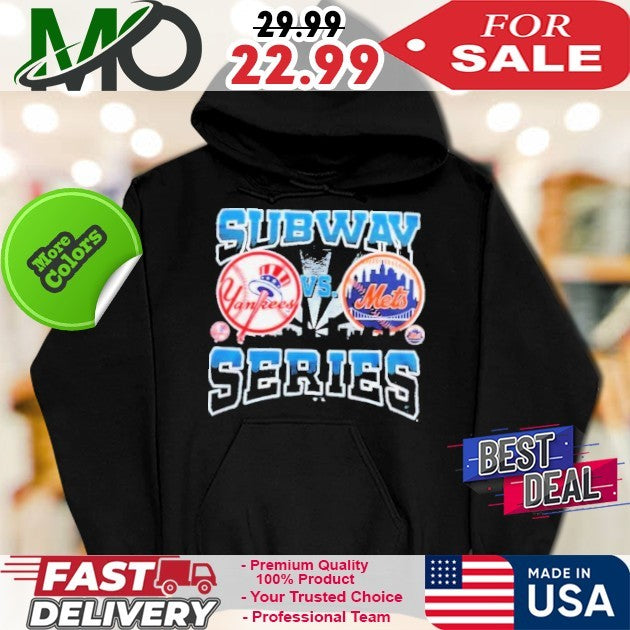 Yankees x Mets MLB 2025 Subway Series Logo Shirt