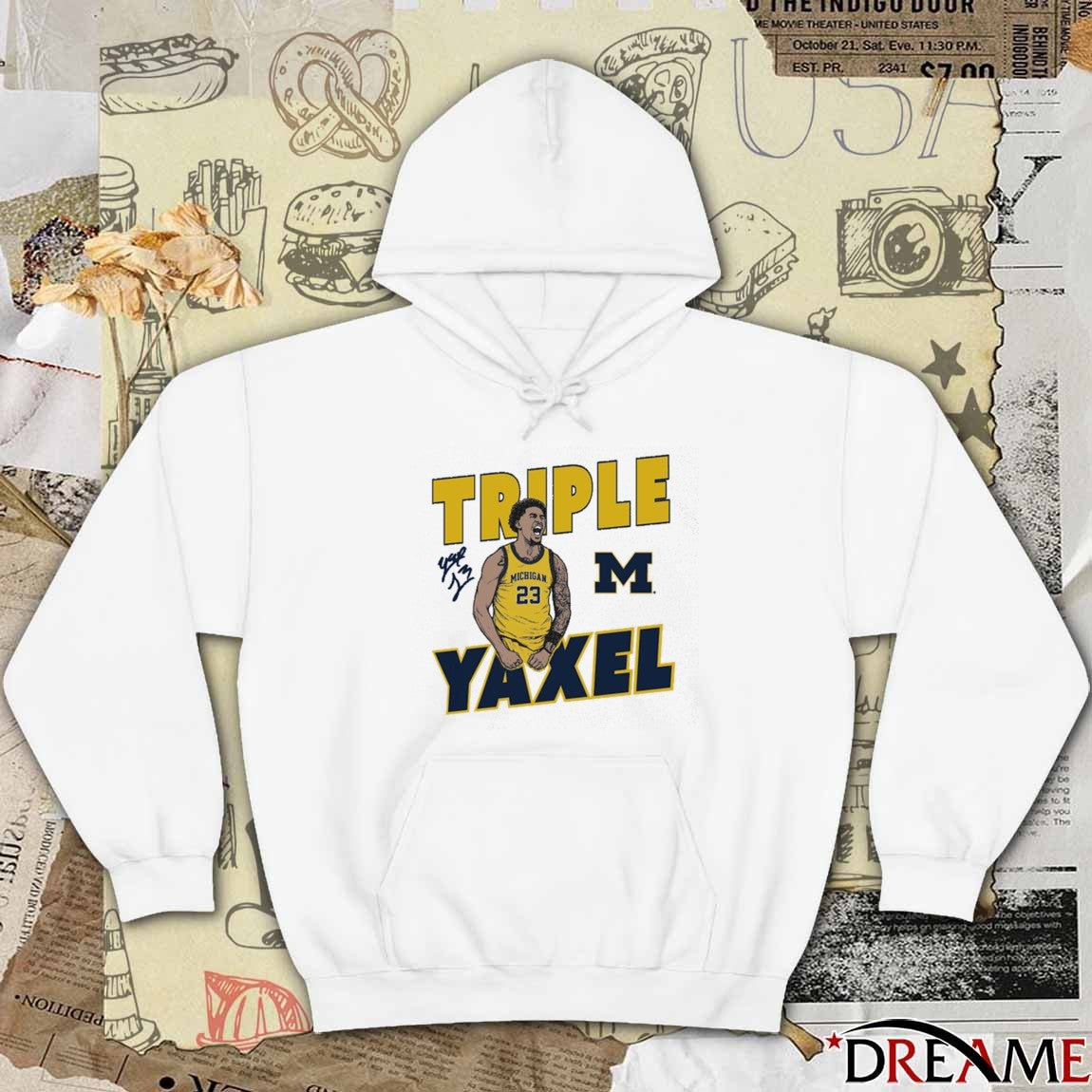 Yaxel Lendeborg Triple Yaxel Michigan Wolverines Basketball Signature t-shirt
