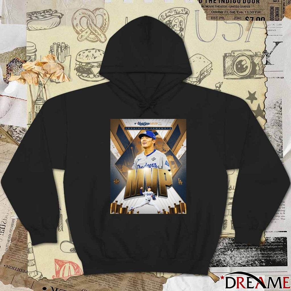Yoshinobu Yamamoto Los Angeles Dodgers MLB World Series MVP 2025 Poster t-shirt