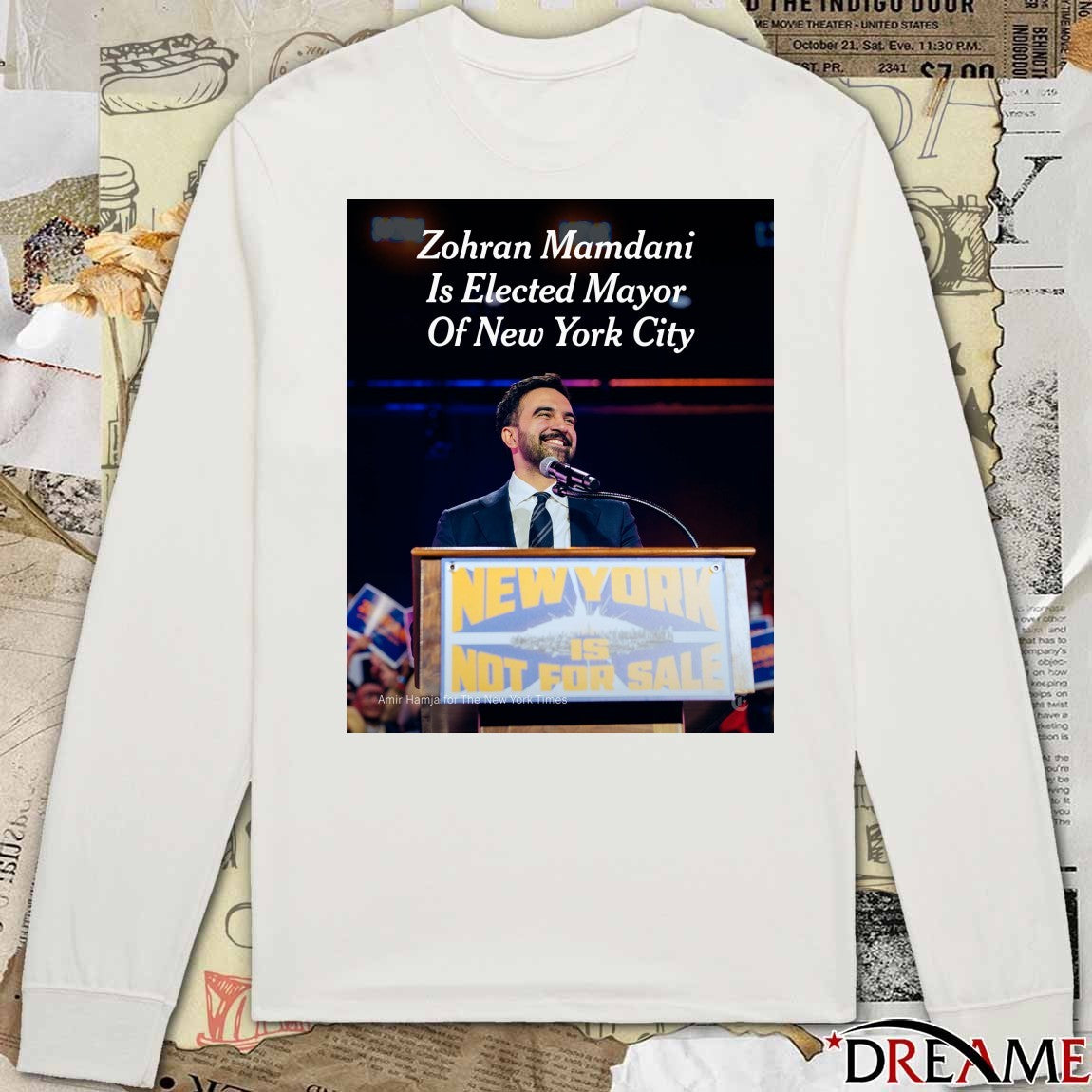 Zohran Mamdani Is Elected Mayor Of New York City 2025 Poster t-shirt