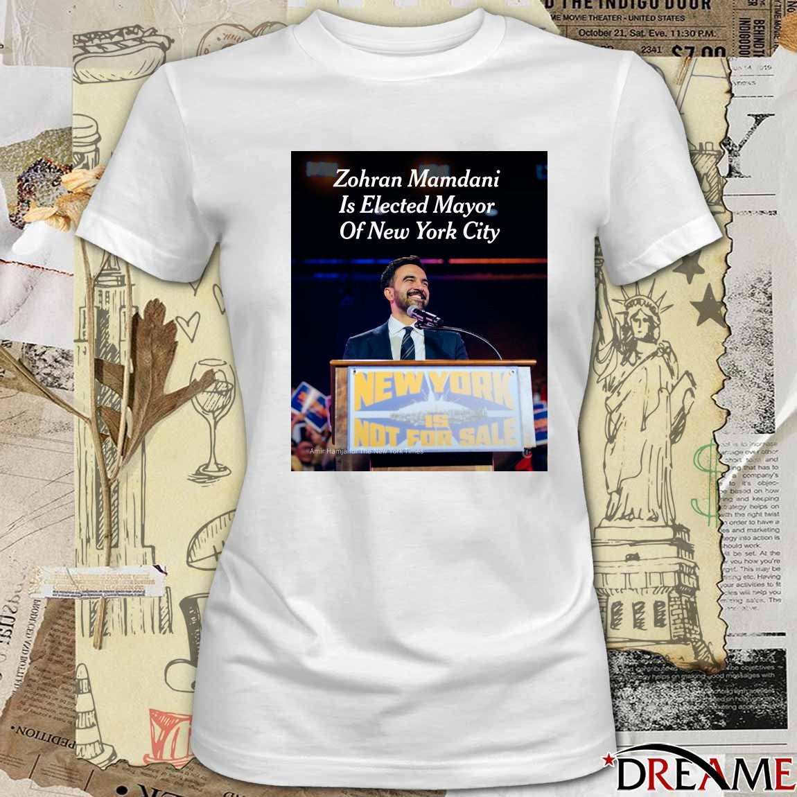 Zohran Mamdani Is Elected Mayor Of New York City 2025 Poster t-shirt