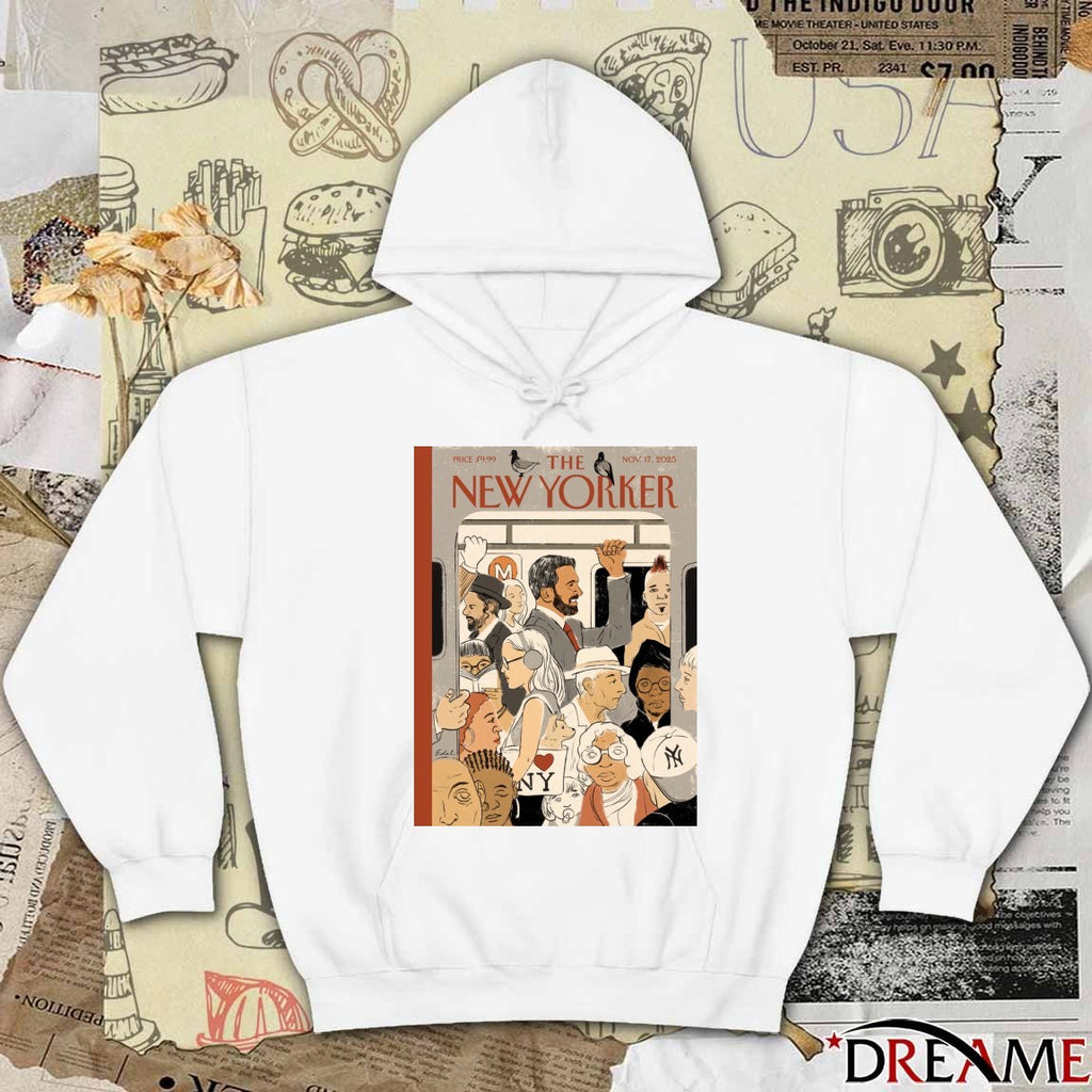 Zohran Mamdani The New Yorker magazine November 17, 2025 Poster t-shirt