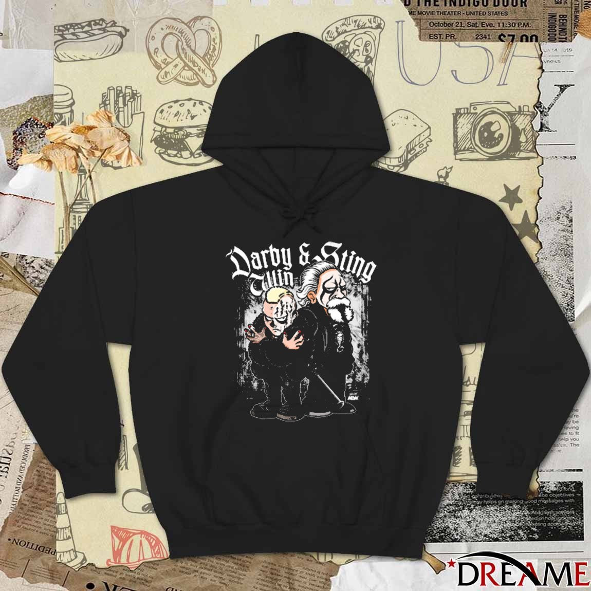 Offiicial Darby Allin and Sting Brothers in Paint AEW 2025 t-shirt